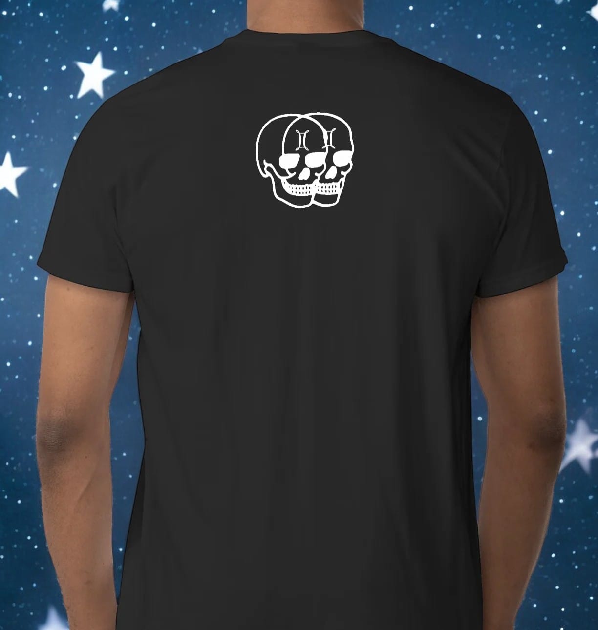 Gemini "Twin Skulls, Third Eye" T-Shirt - Image 4