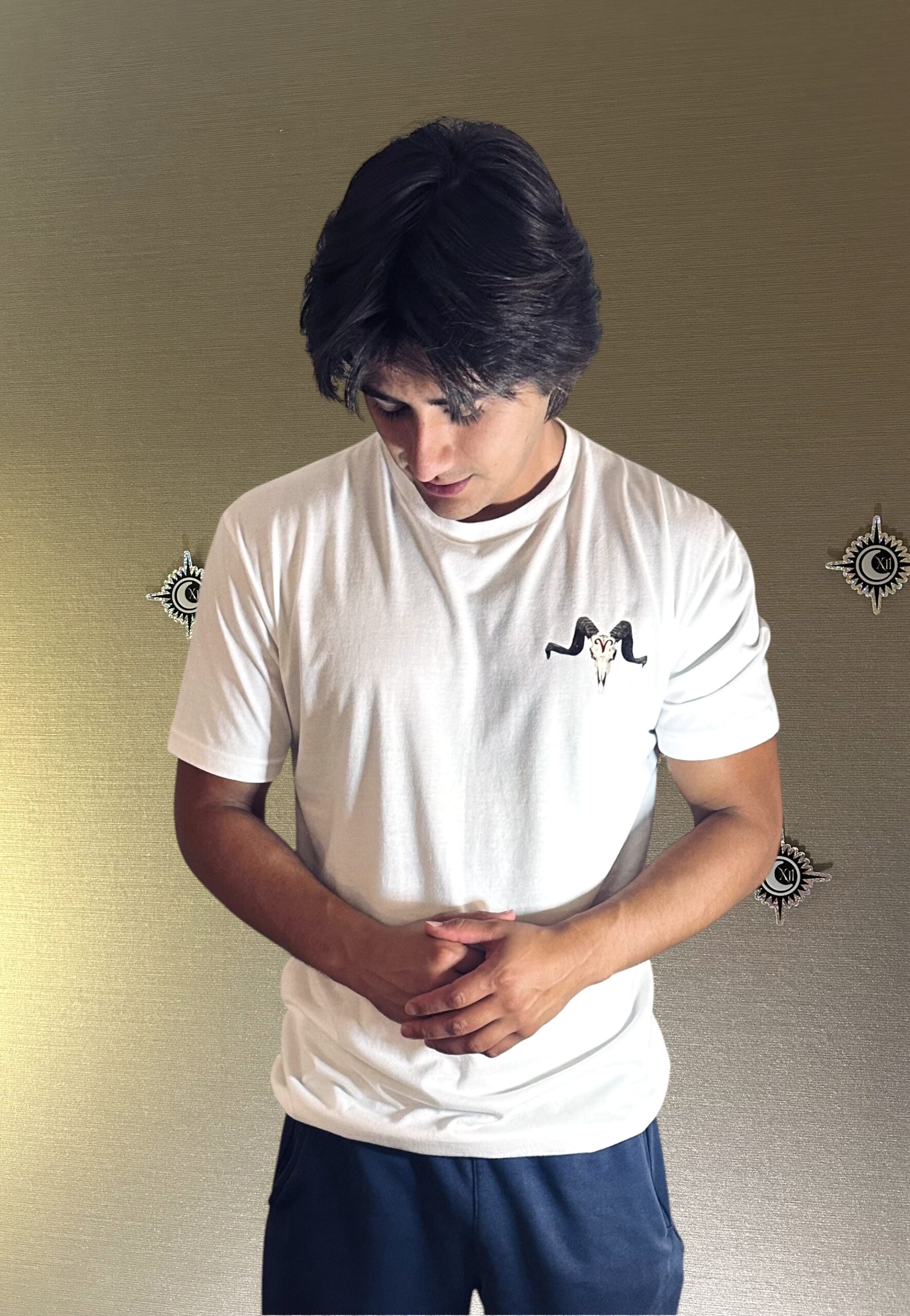 Aries "Ram Skull" T-Shirt - Image 2