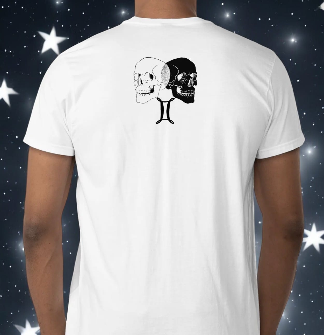 Gemini "Twin Skulls Infinity" T-Shirt - Image 2