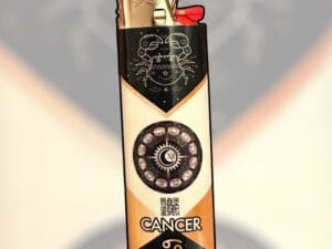 "XII Lit" Cancer Crab BIC Lighter