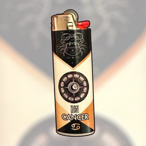 "XII Lit" Cancer Crab BIC Lighter