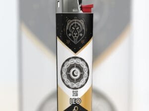 "XII Lit" Leo Lion BIC Lighter