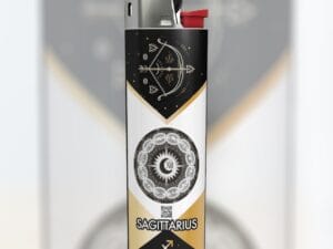 "XII Lit" Sagittarius Centaur BIC Lighter