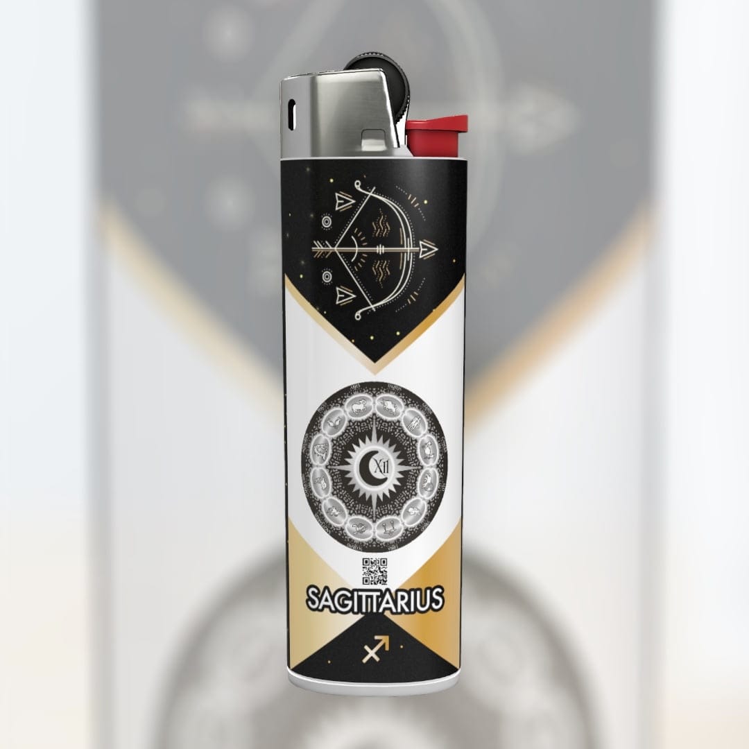 “XII Lit” Sagittarius Centaur BIC Lighter