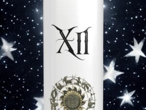 "XII Lit" Majestic Wheel-o-XII White BIC Lighter