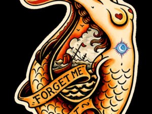 Mermaid Compass Rose Temporary Tattoos (Pack of 2)