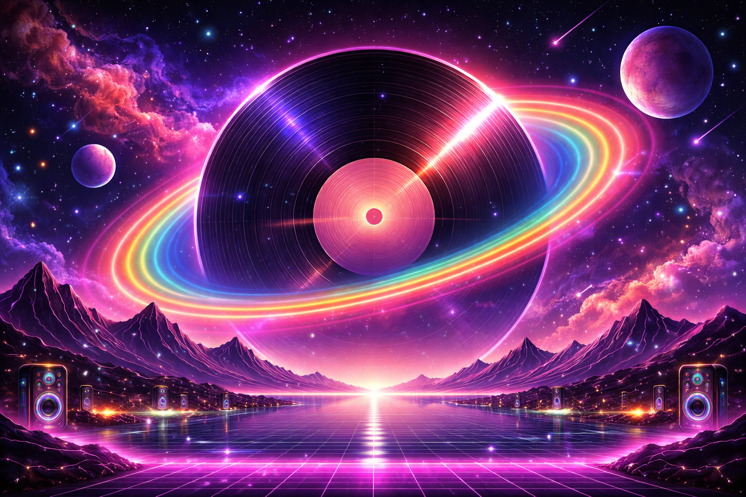  ✨SPINNIN' 12" COSMIC VINYL