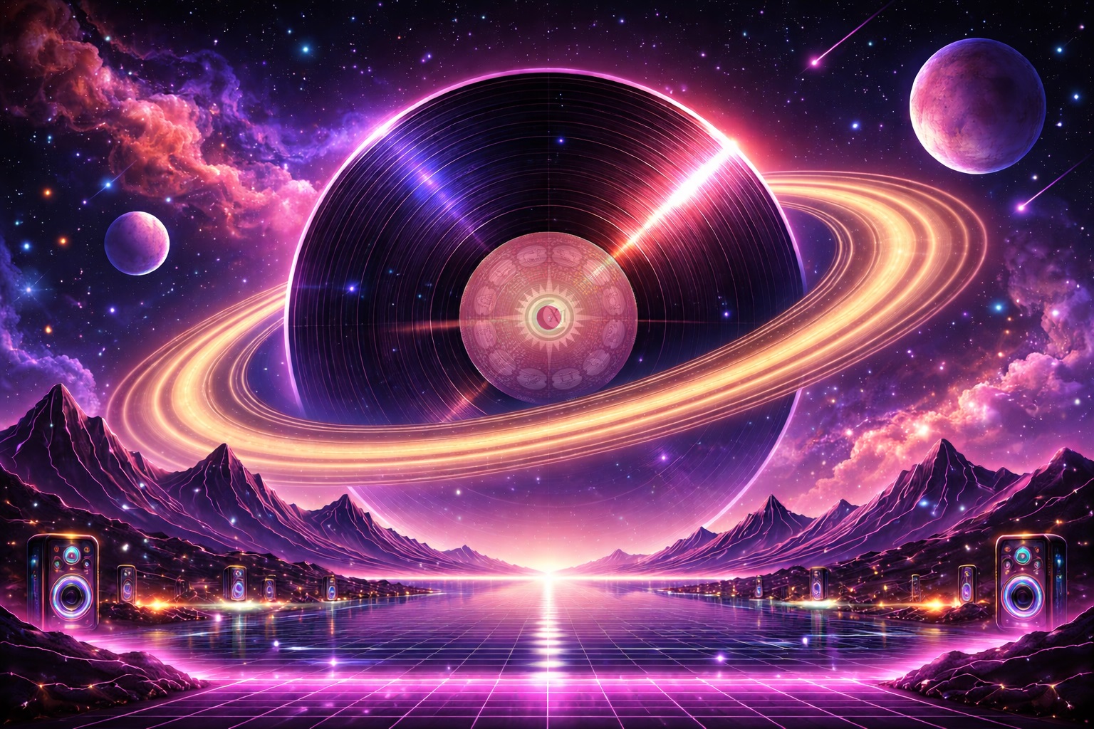  ✨SPINNIN' 12" COSMIC VINYL